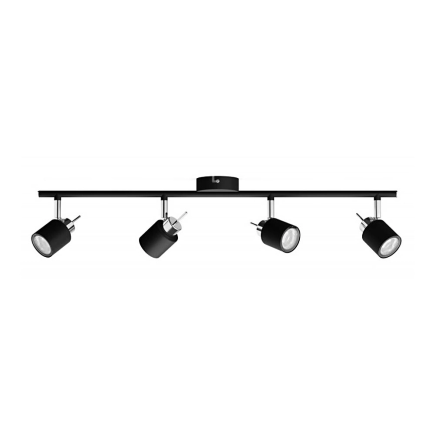 Philips – Spotlight 4xGU10/35W/230V svart