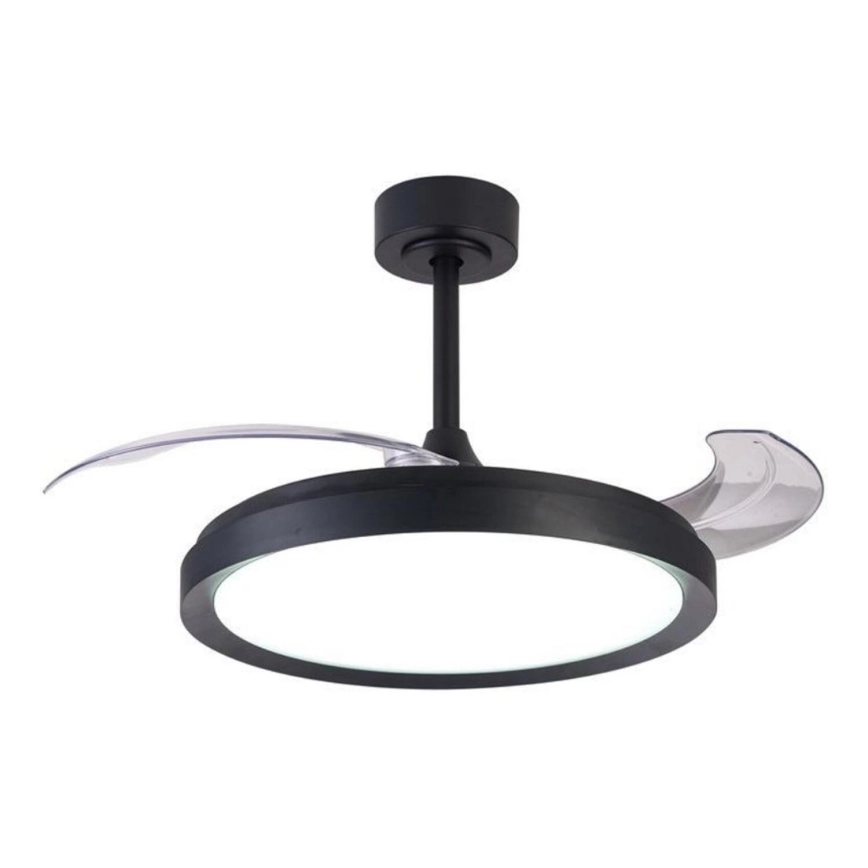 Aigostar – LED Dimbar takfläkt LED/50W/230V 2700-6500K 106cm svart + fjärrkontroll