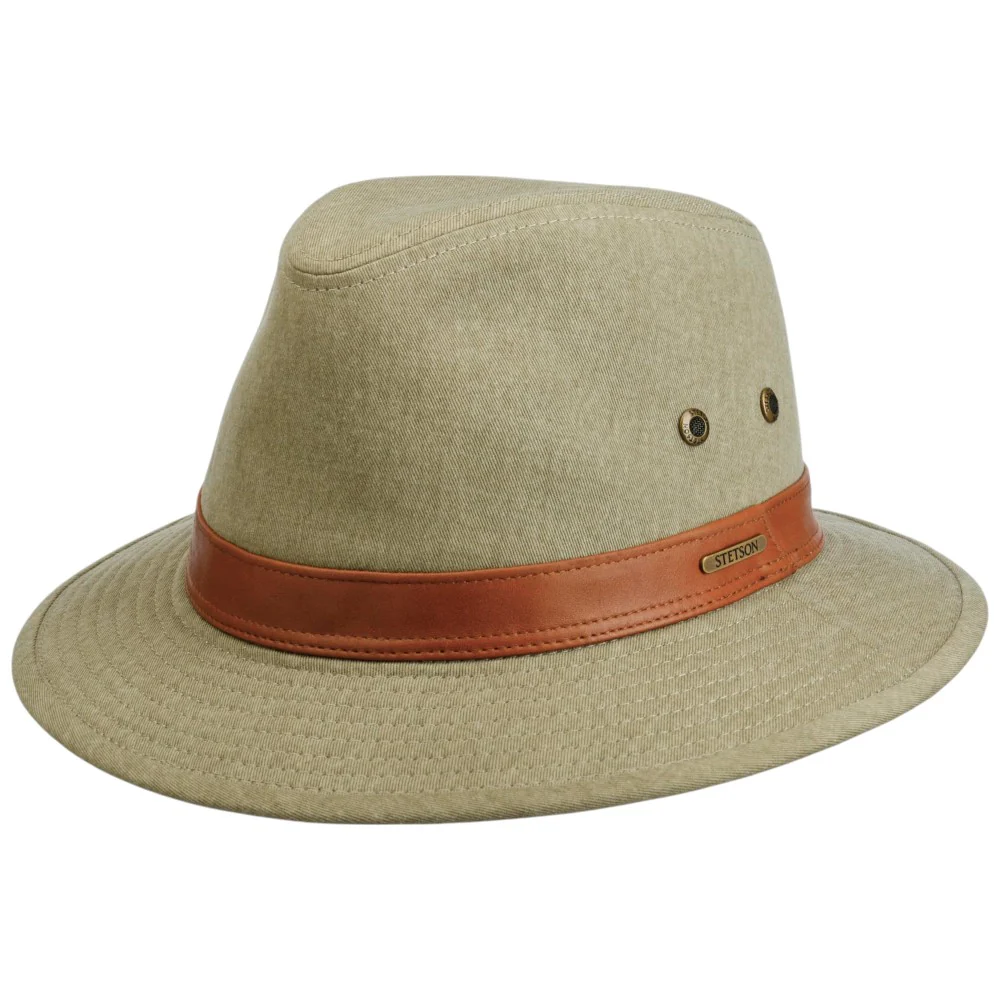 Stetson Ava Cotton Traveler Summer Hat – Olive