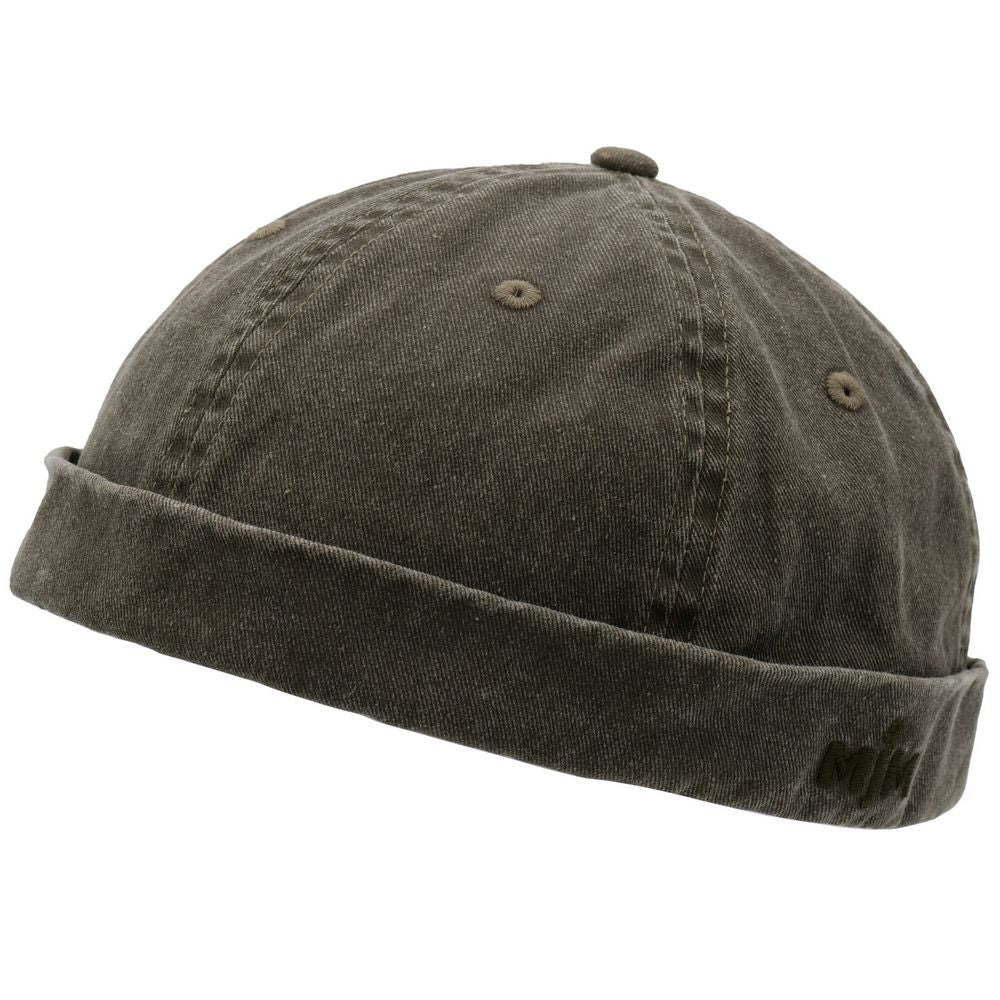 MJM Docker Cap Dyed Cotton Twill – Oliven