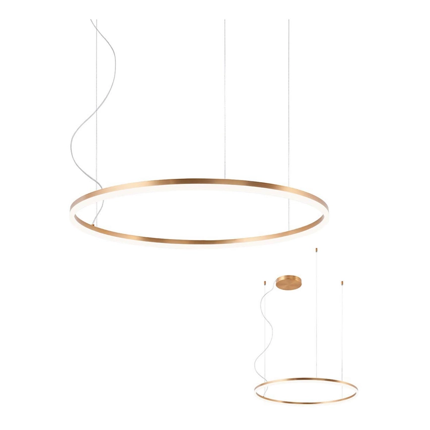 redo 01-1713 – LED Ljuskrona med snöre ORBIT LED/55W/230V brons