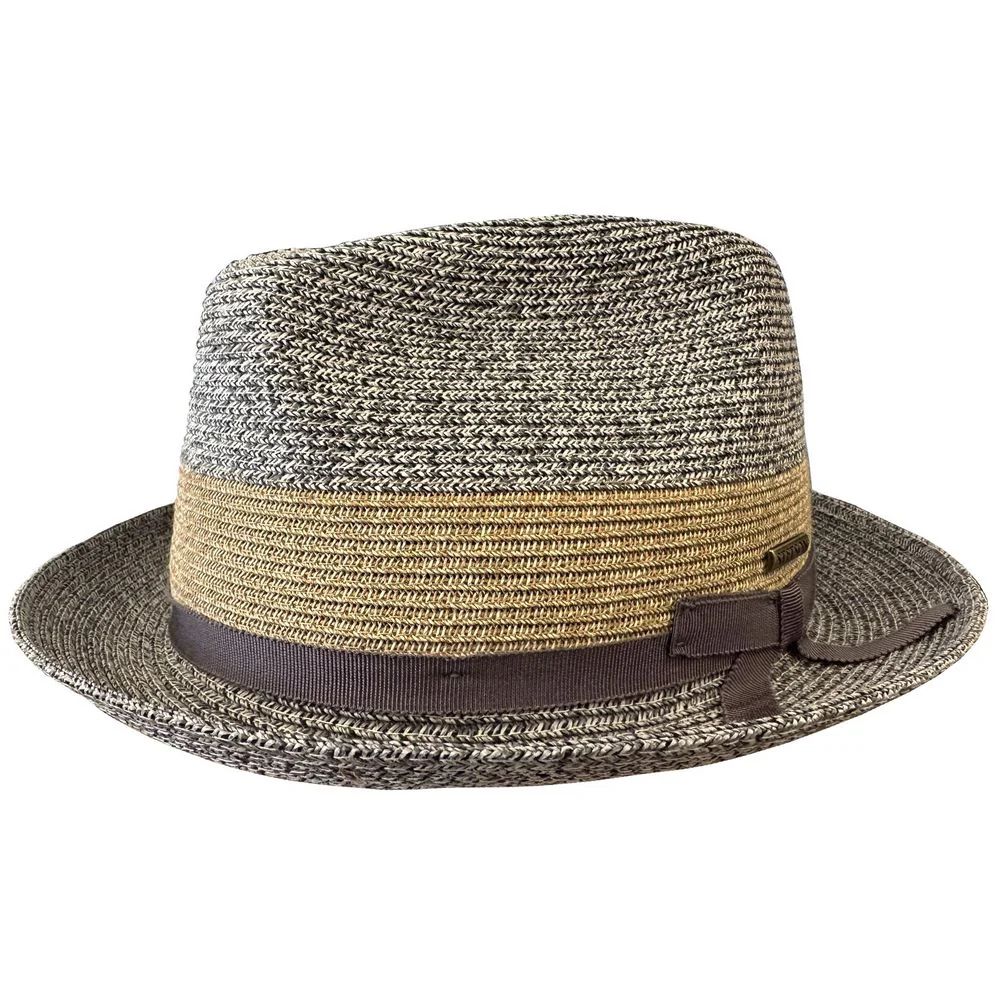 Stetson Player Toyo Hat – Grå Beige Halm