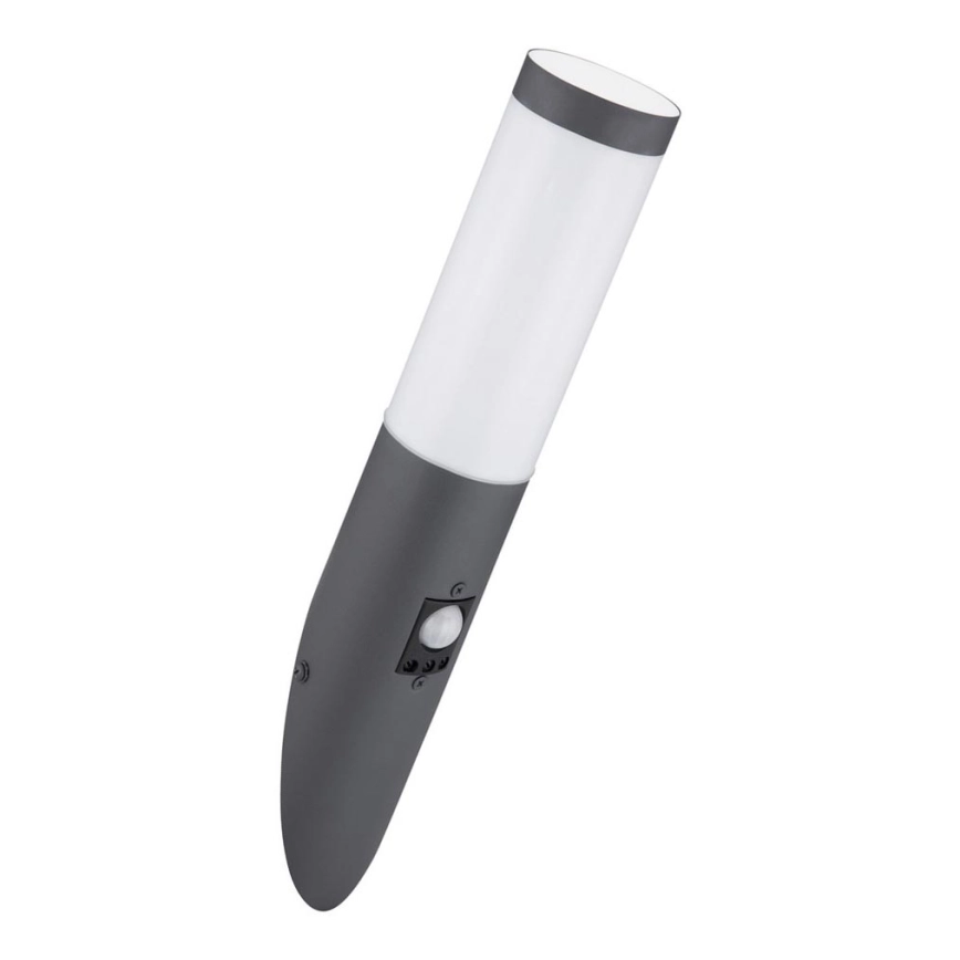 Globo – Utomhus vägglampa med sensor 1xE27/15W/230V IP44