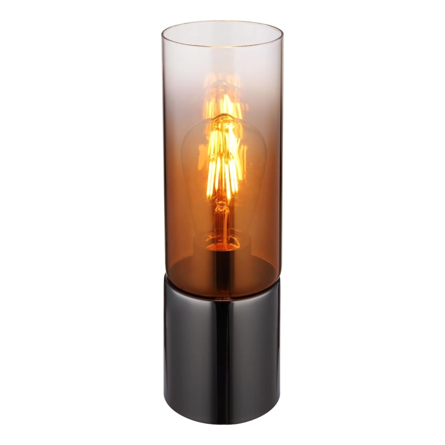 Globo – Bordslampa med touch 1xE27/25W/230V diameter 9 cm svart/koppar