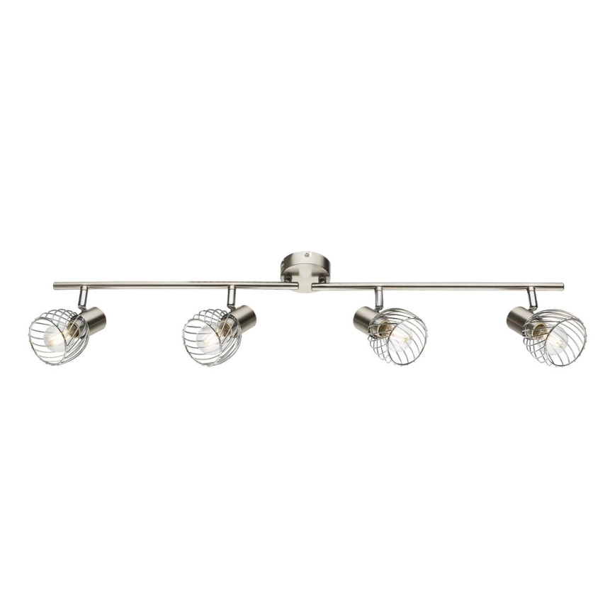 Globo – Spotlampa 4xE14/40W/230V matt krom