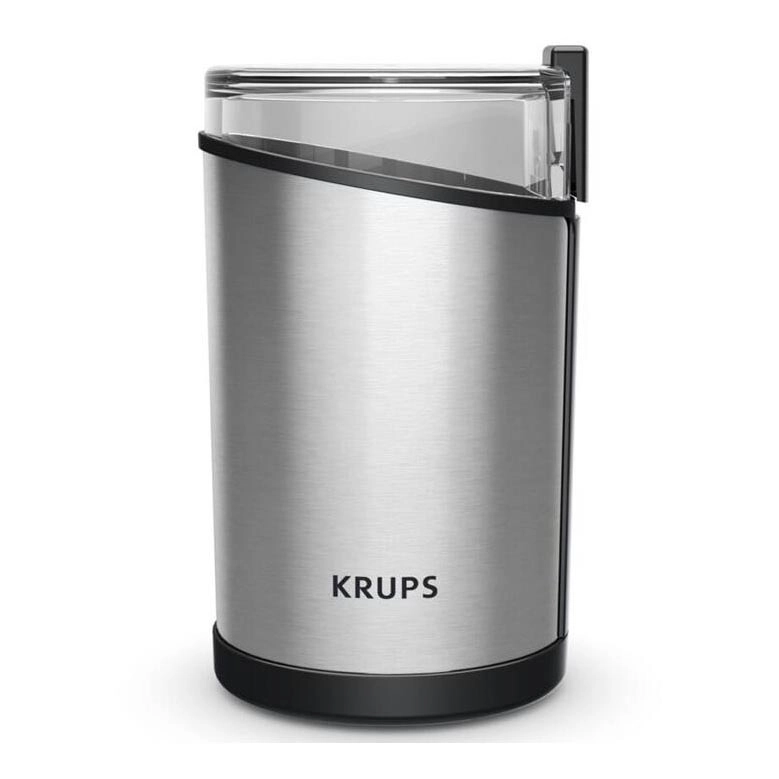 Krups – Elektrisk kaffebönkvarn 85g FAST-TOUCH 200W/230V matt krom