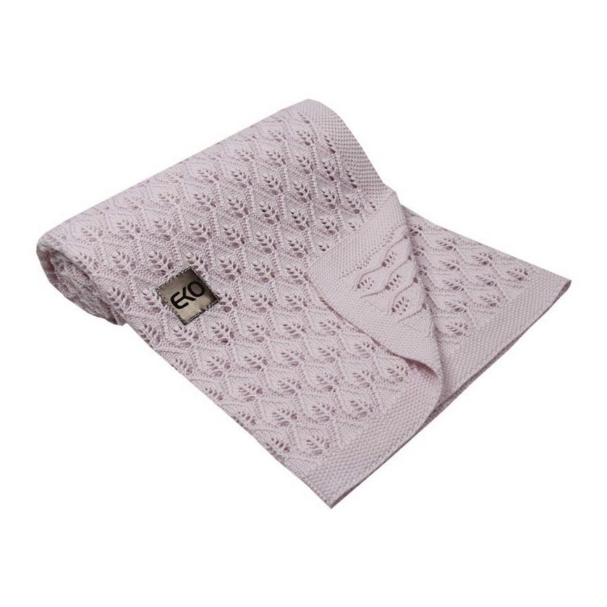 EKO – Bamboo blanket ROSE 80×100 cm rosa