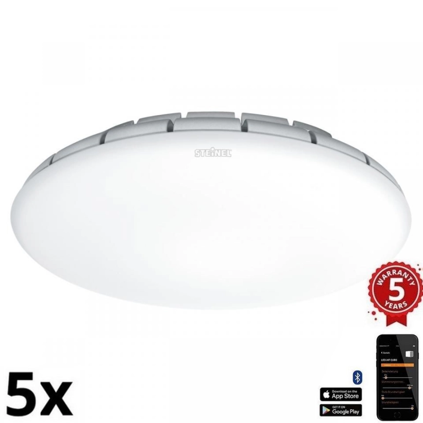 Steinel 079727 – SET 5x LED Taklampa med sensor RS PRO S30 SC LED/25,7W/230V 3000K