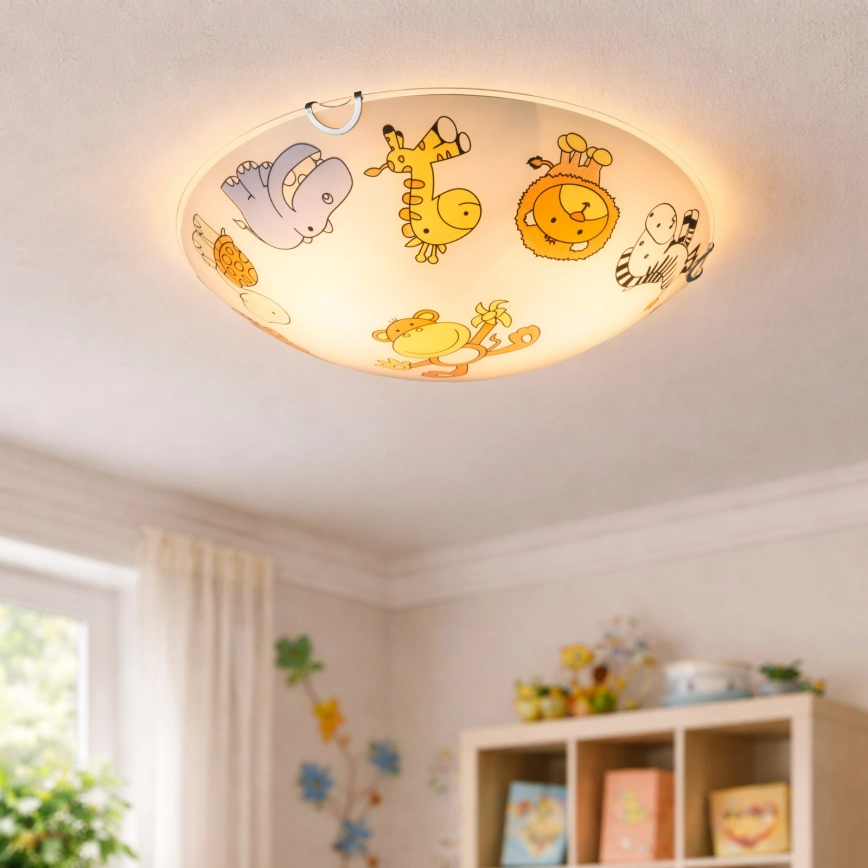 Globo – Takbelysning för barn 2xE27/60W/230V