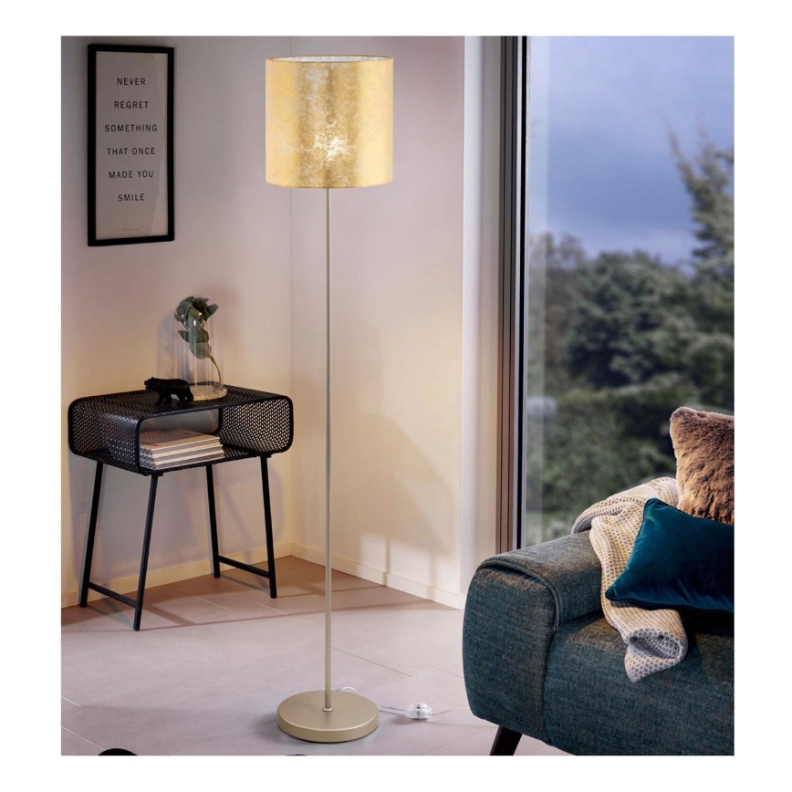 Eglo 97647 – Golvlampa VISERBELLA 1xE27/60W/230V