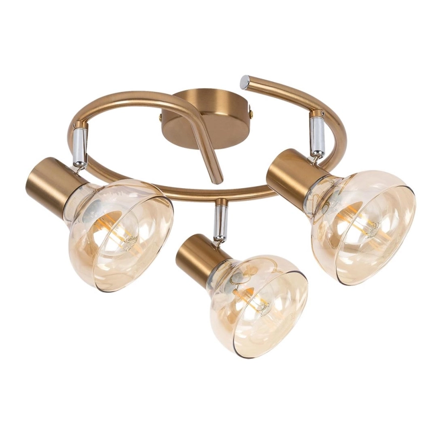 Rabalux 5549 – Spotlight HOLLY 3xE14/40W/230V guld