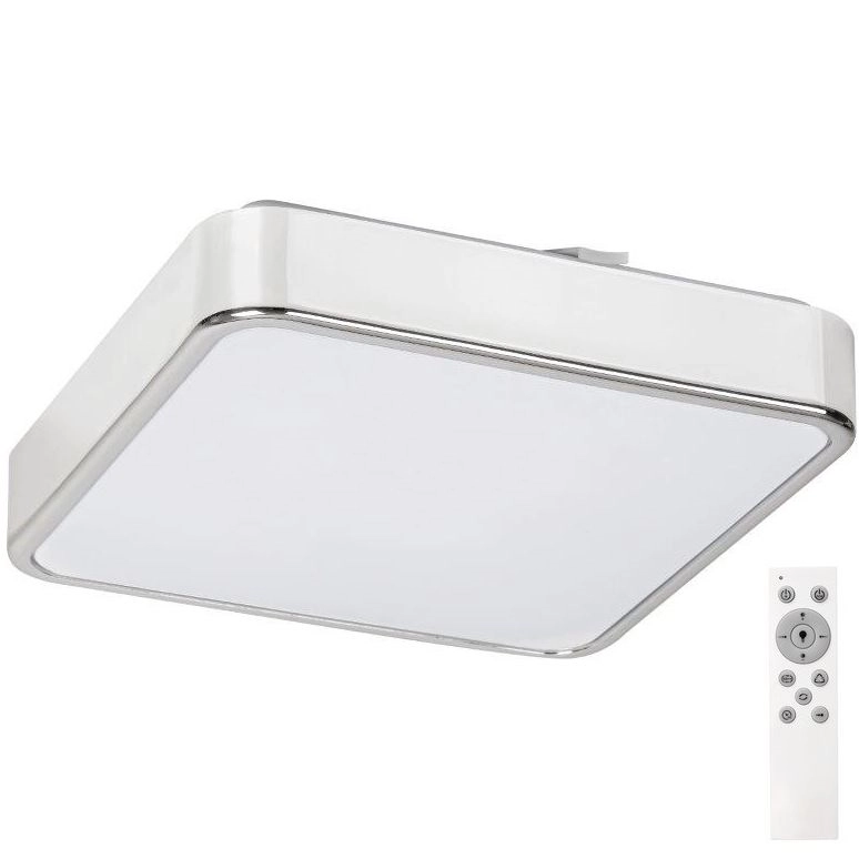 Rabalux – LED RGB dimbar badrumstaklampa LED/22W/230V 3000-6000K IP44 + fjärrkontroll 29×29 cm