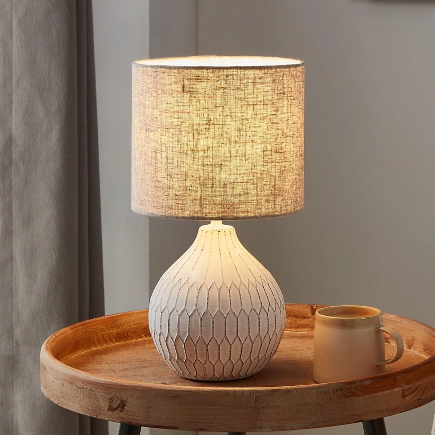 Eglo 99332 – Bordslampa BELLARIVA 1xE27/40W/230V