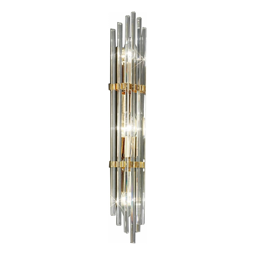 Kolarz 0342.63.3 – Vägglampa ONTARIO 3xE14/40W/230V 60 cm 24K guld