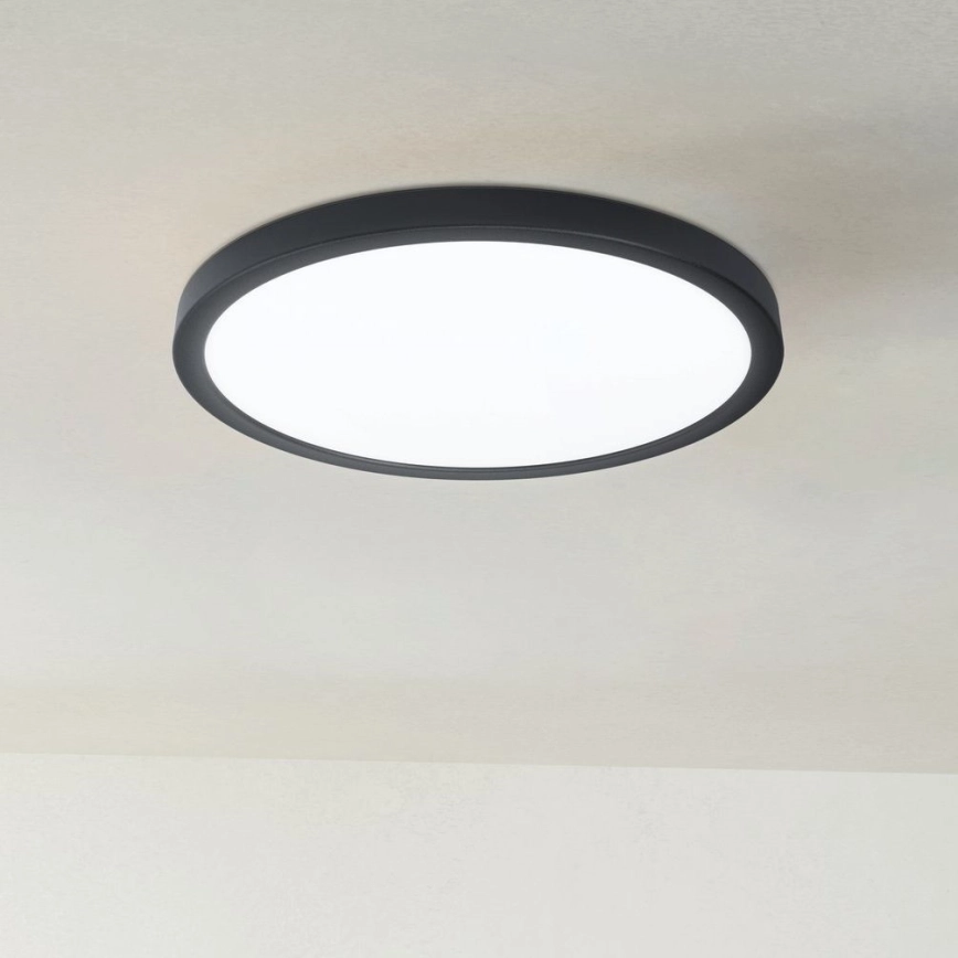 Eglo 31378 – LED ljusreglerad taklampa till badrum ARGOLIS-Z LED/19,5W/230V 2700-6500K IP44 svart