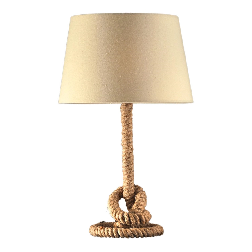 ONLI – Bordslampa CORDA 1xE27/22W/230V 50 cm beige