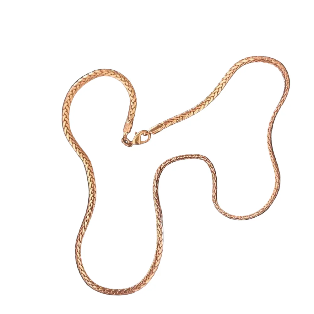 Halsband med kopparlänkar -d