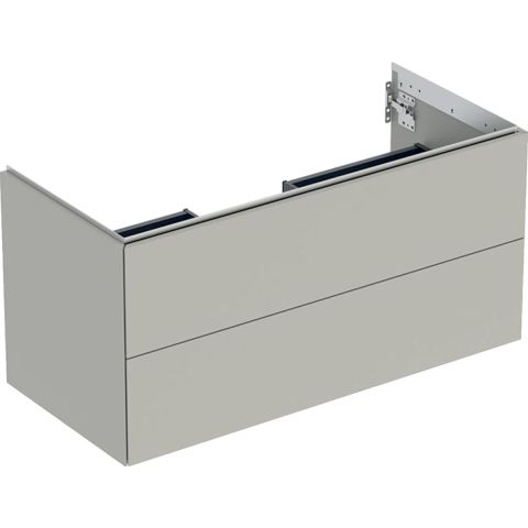 Geberit ONE 505.264.00.7 Kommod 105 x 47 cm, 2 lådor Gråbeige