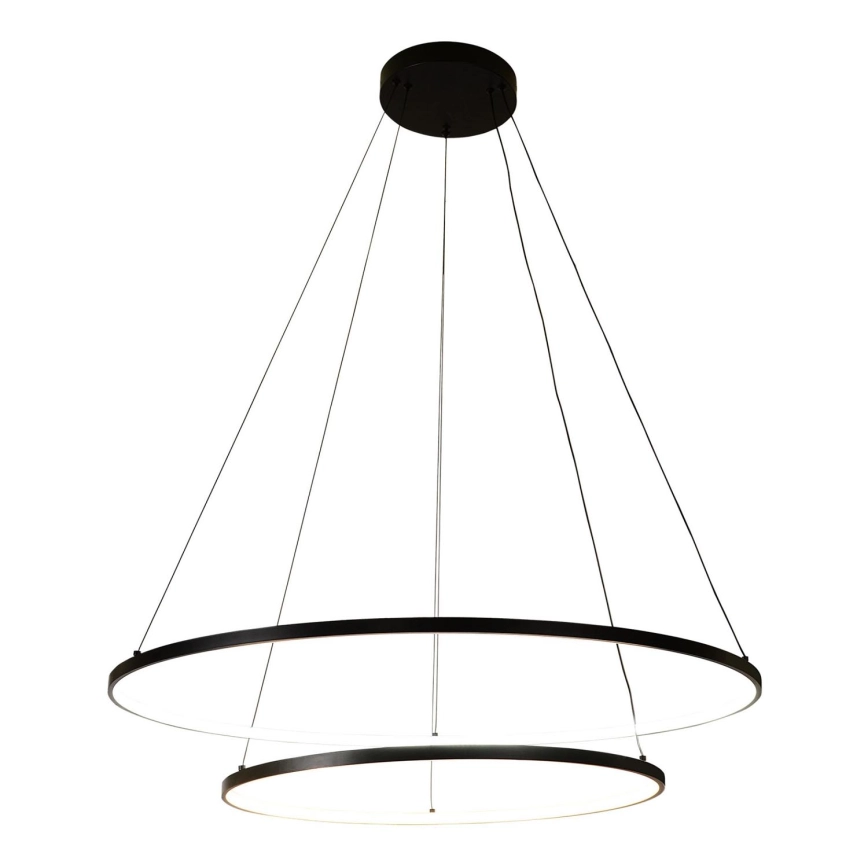 Zuma Line – LED ljuskrona med textilsladd LED/72W/230V 3000/4000/6000K diameter 90 cm svart