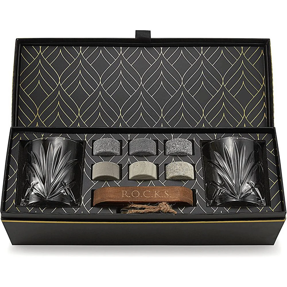The Connoisseurs Set Palm Whisky Glass Edition i presentförpackning