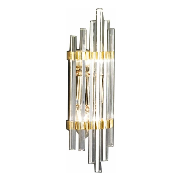 Kolarz 0342.62S.3 – Vägglampa ONTARIO 2xE14/40W/230V 31 cm 24K guld