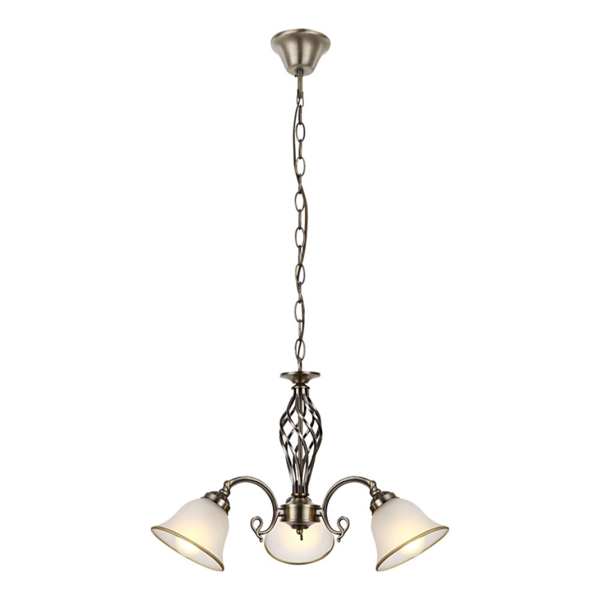 Globo – Taklampa med kedja 3xE27/60W/230V