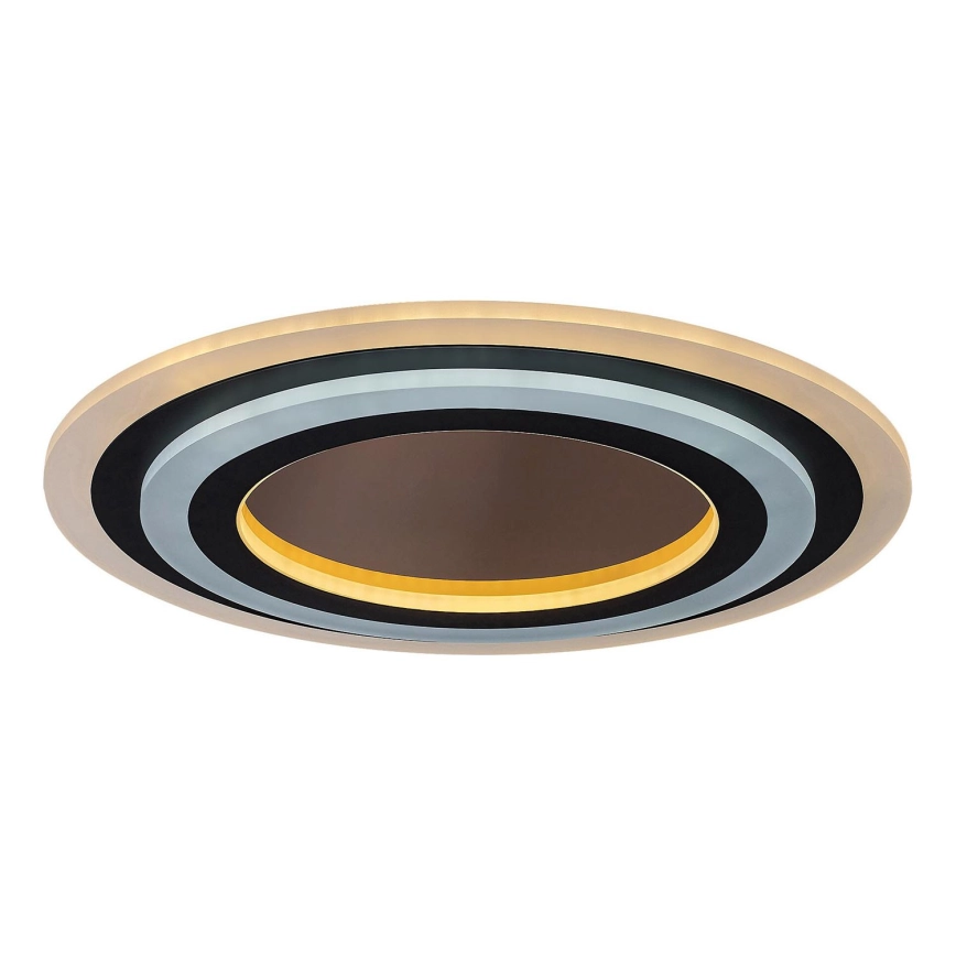 Rabalux – Dimbart LED-takarmatur LED/56W/230V 3000/4000/6000K mattkrom/svart + fjärrkontroll Ø 45 cm