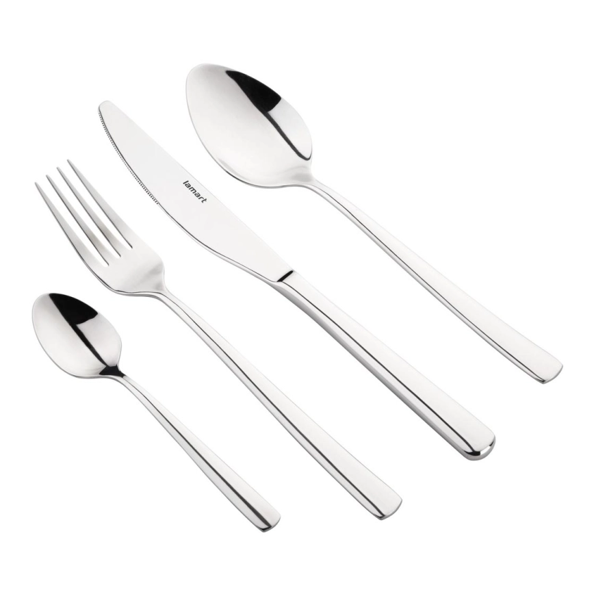 Lamart – Set med 24 delar rostfria bestick