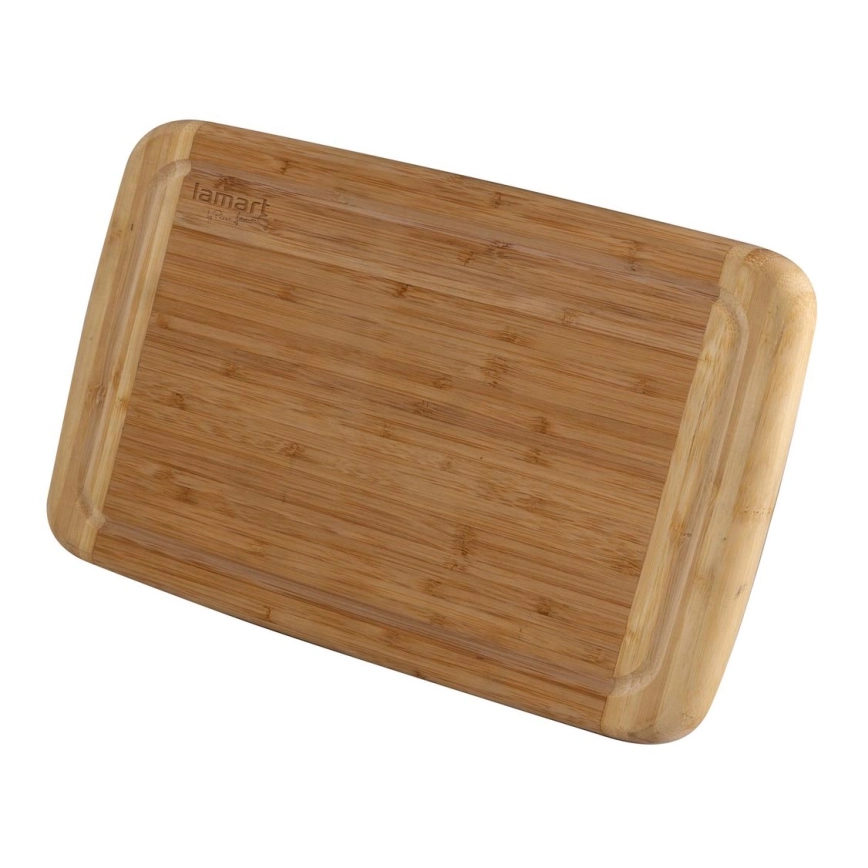 Lamart – Skärbräda för kök 36×24 cm Bambu