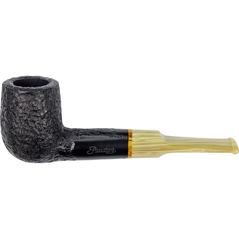 Passatatorer Nabucco Pipe – rak svart sandblåsad