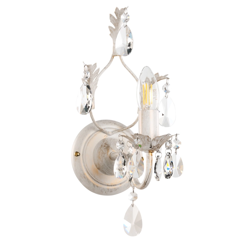 ONLI – Vägglampa TERESA 1xE14/6W/230V vit