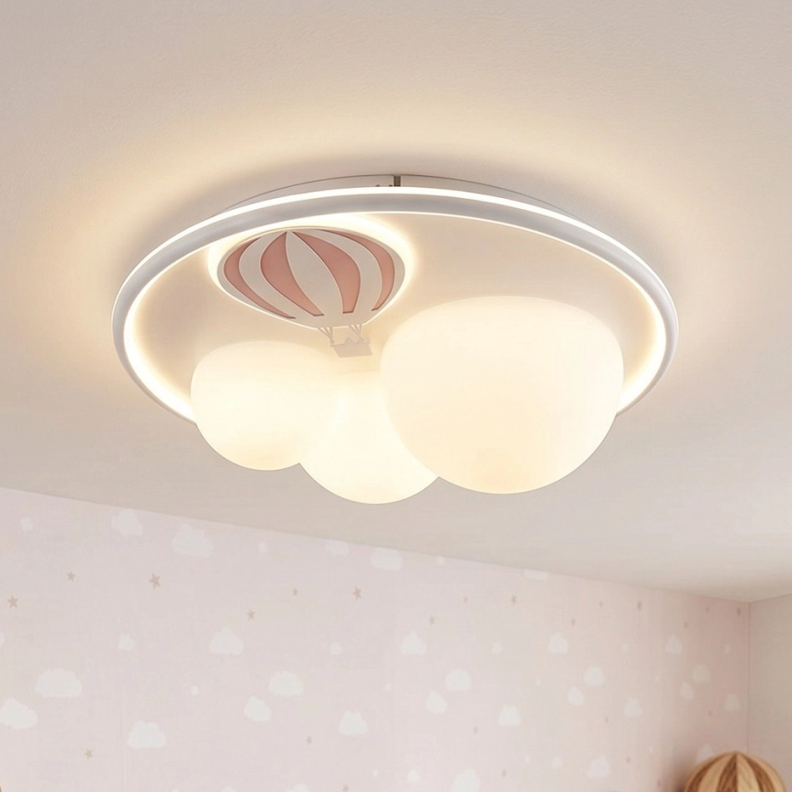 Zuma Line – LED Ljusreglerad children’s tak belysning LED/42W/230V 3000/5700K rosa