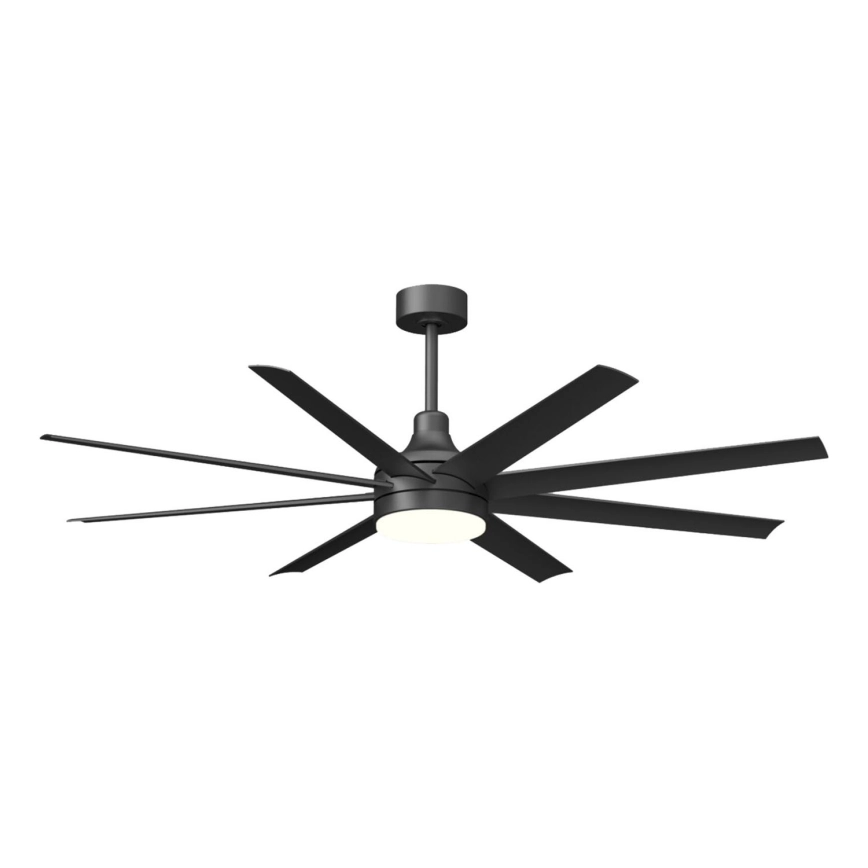 Aigostar – LED Dimbar takfläkt LED/24W/230V 2700-6500K 165cm svart + fjärrkontroll