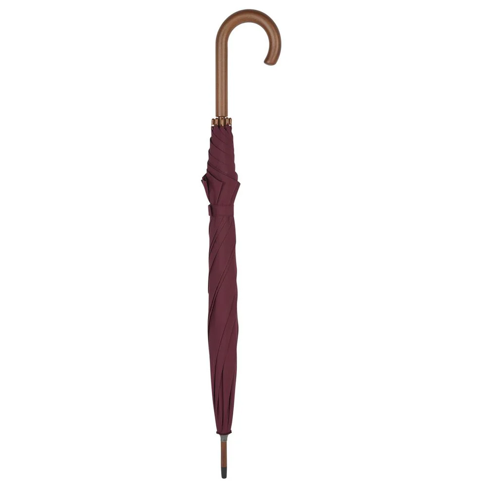Hampton Bourgogne Crook Paraply – Vine Red Paraply
