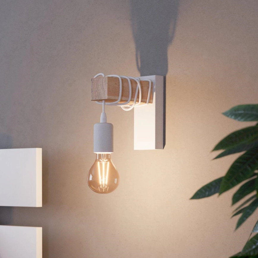 Eglo – Vägglampa TOWNSHEND 1xE27/10W/230V
