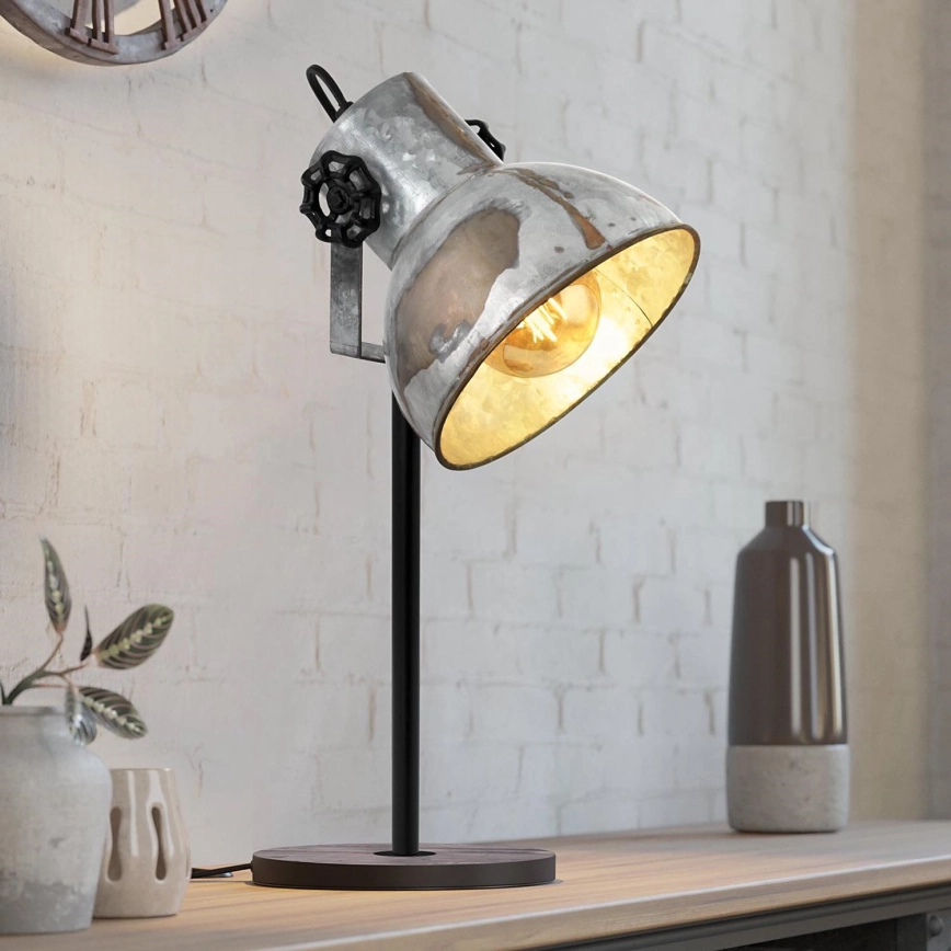 Eglo 79365 – Bordslampa BARNSTAPLE 1xE27/40W/230V