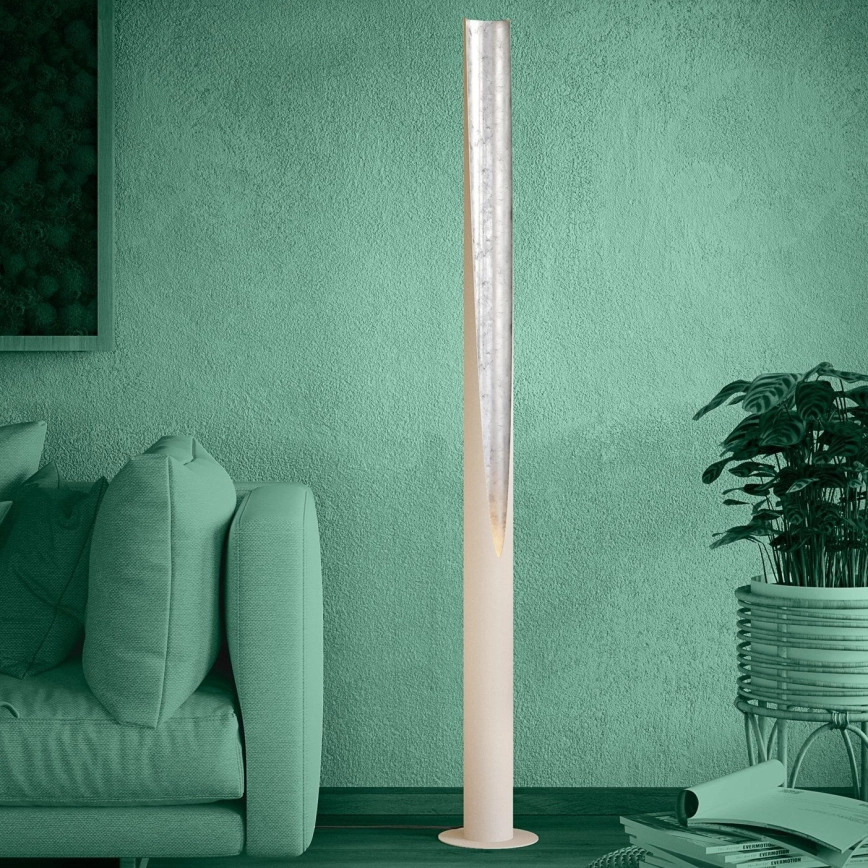 Eglo – LED golvlampa 1xGU10/5,7W/230V beige