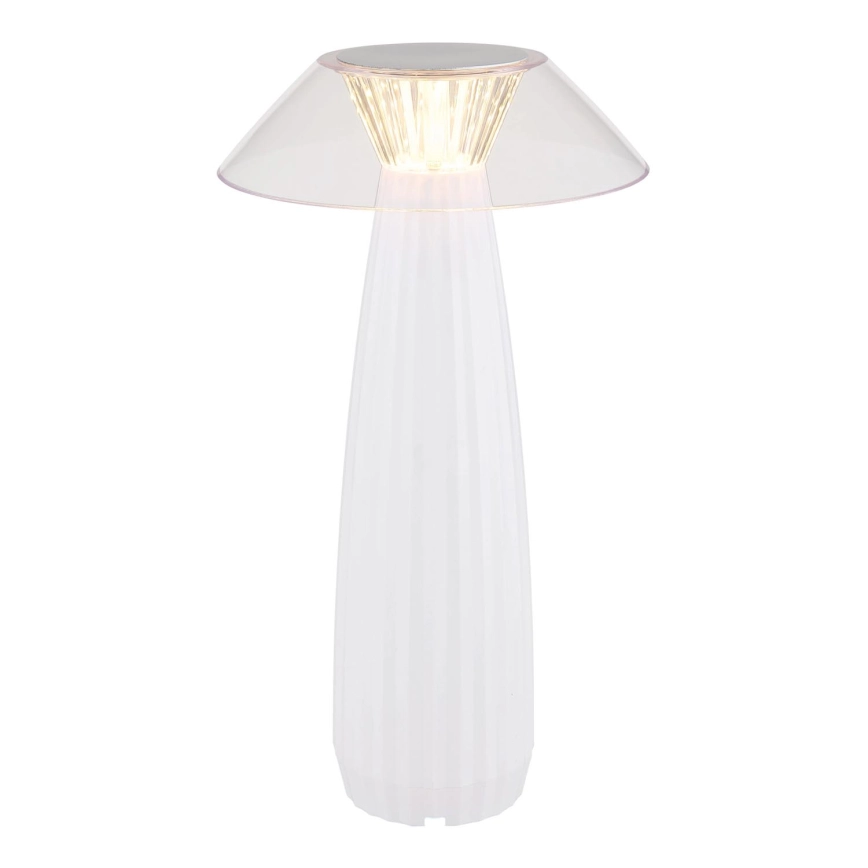 Globo – LED Dimbar uppladdningsbar touch bordslampa LED/1W/3,7V 3000K 1200mAh vit