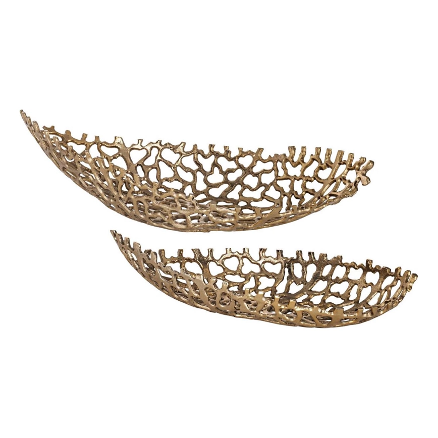Eglo – KIT 2x Dekorativt bricka 44/61 cm guld