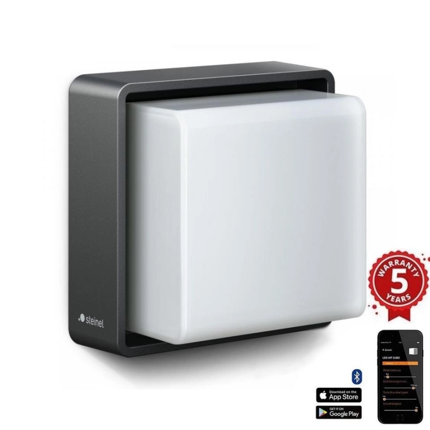 Steinel 078645- LED Utomhus vägglampa med sensor L 845 SC 9W/230V 3000K IP44 antracit