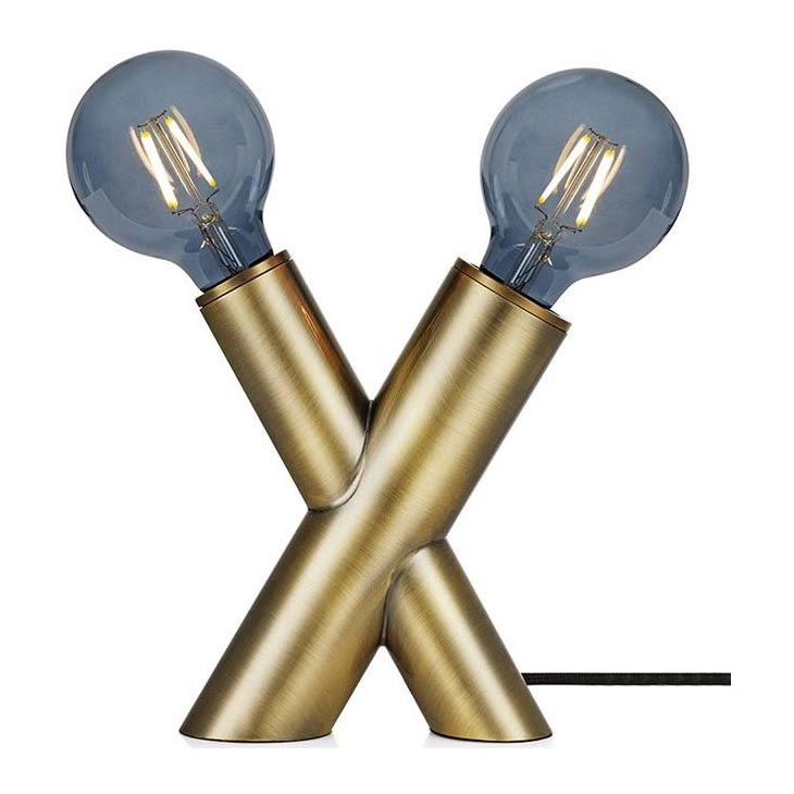 Markslöjd 108053 – Bordslampa SIMUL 1xE27/40W + 1xE14/40W/230V guld