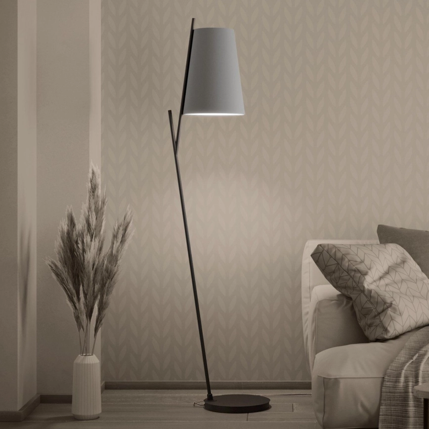 Eglo – Golvlampa 1xE27/40W/230V grå