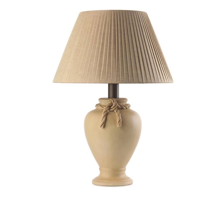 ONLI – Bordslampa TRECCIA 1xE27/22W/230V 65 cm beige