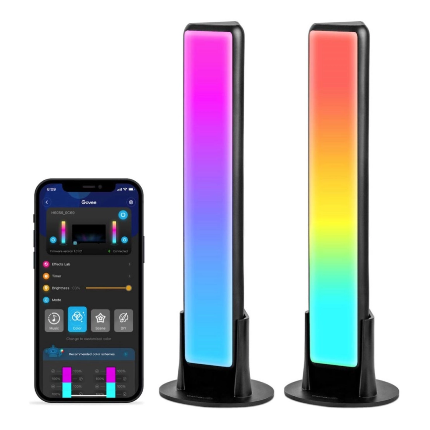 Govee – SET 2x Flow Plus SMART LED TV & Gaming – RGBICWW Wi-Fi