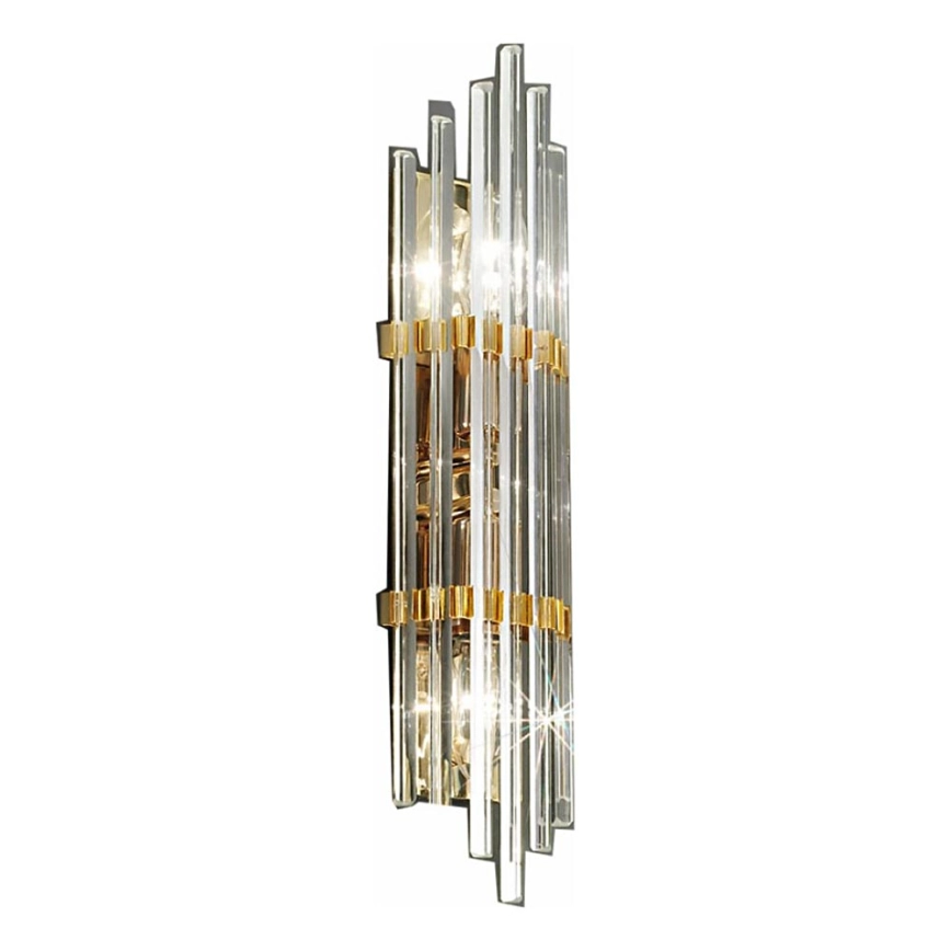 Kolarz 0342.62M.3 – Vägglampa ONTARIO 2xE14/40W/230V 41 cm 24K guld