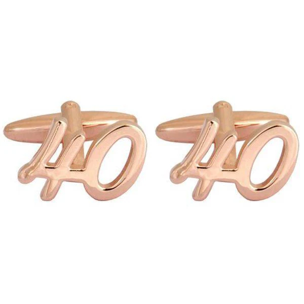 Manschettknappar 40 Rose Gold