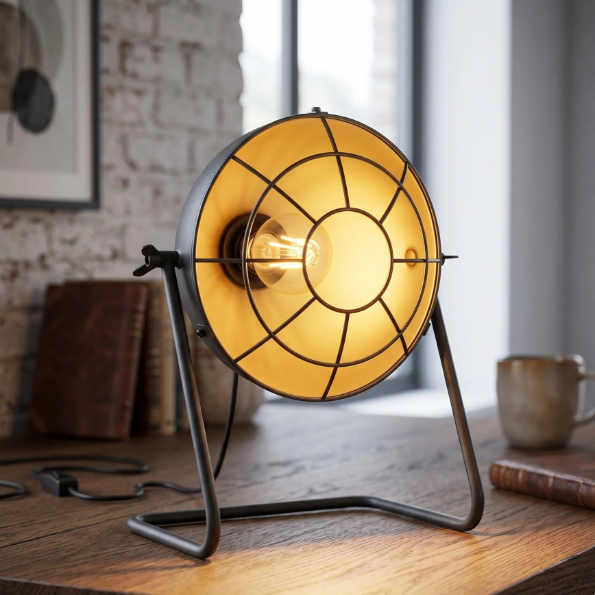 Eglo 43185 – Bordslampa TREBURLEY 1xE27/28W/230V