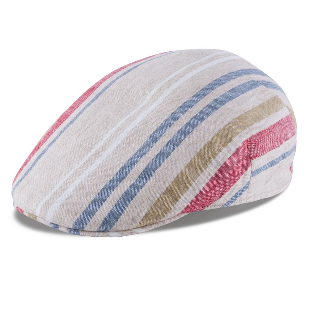MJM Country Sixpence – Linne/Bomull Beige Stripe