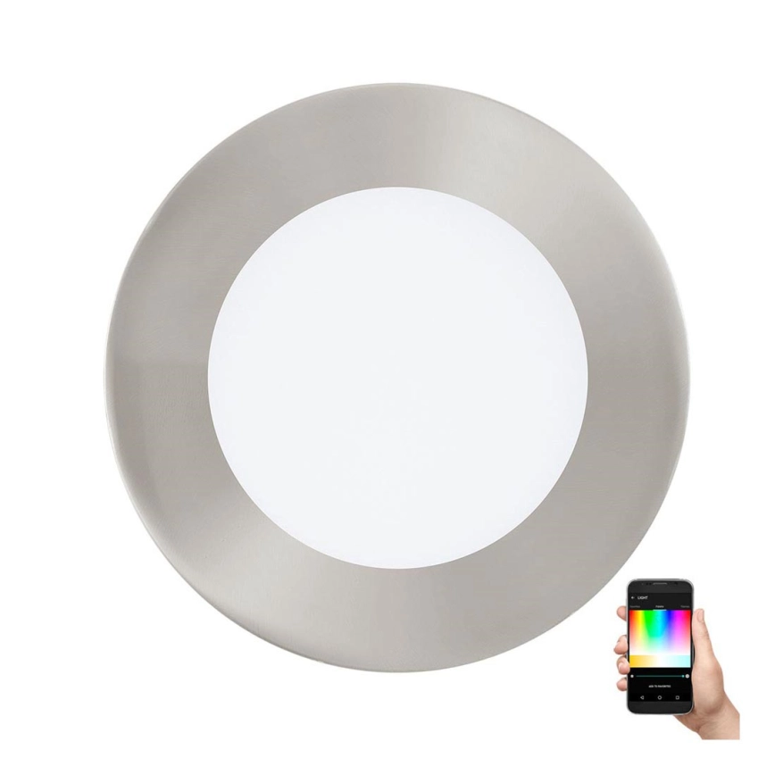 Eglo – LED RGB dimbar infälld takarmatur FUEVA-C LED/5,4W/230V Ø 12 cm