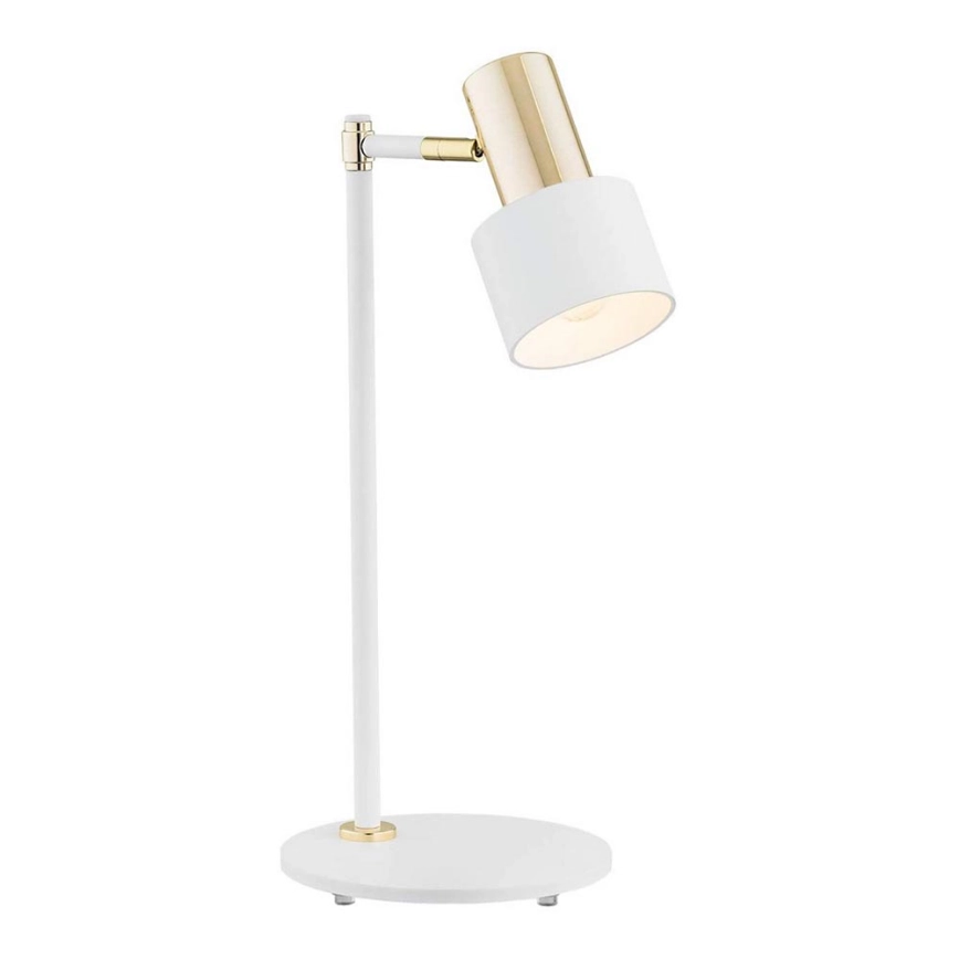 Argon 4256 – Bordslampa DORIA 1xE27/15W/230V vit/mässing